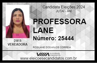 Candidato PROFESSORA LANE 2024 - JUTAÍ - Eleições