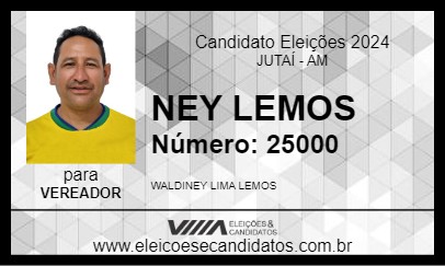 Candidato NEY LEMOS 2024 - JUTAÍ - Eleições