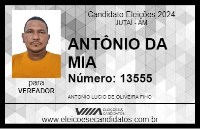 Candidato ANTÔNIO DA MIA 2024 - JUTAÍ - Eleições