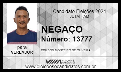 Candidato NEGAÇO 2024 - JUTAÍ - Eleições