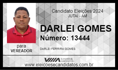 Candidato DARLEI GOMES 2024 - JUTAÍ - Eleições