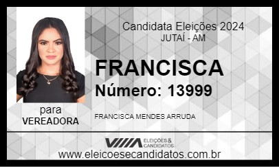 Candidato FRANCISCA 2024 - JUTAÍ - Eleições