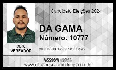 Candidato DA GAMA 2024 - JUTAÍ - Eleições