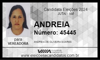 Candidato ANDREIA 2024 - JUTAÍ - Eleições