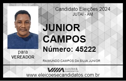 Candidato JUNIOR CAMPOS 2024 - JUTAÍ - Eleições