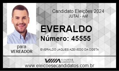 Candidato EVERALDO 2024 - JUTAÍ - Eleições