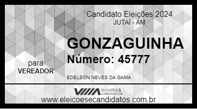 Candidato GONZAGUINHA 2024 - JUTAÍ - Eleições