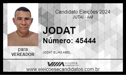 Candidato JODAT 2024 - JUTAÍ - Eleições