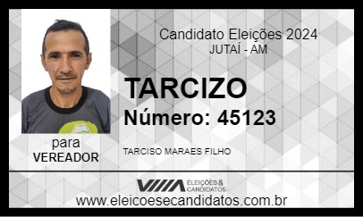 Candidato TARCIZO 2024 - JUTAÍ - Eleições