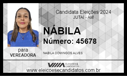 Candidato NÁBILA 2024 - JUTAÍ - Eleições