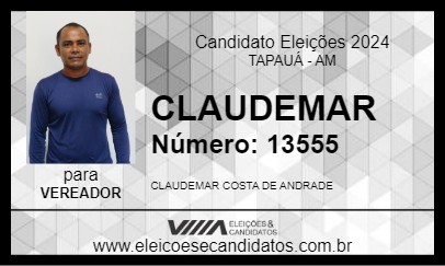 Candidato CLAUDEMAR 2024 - TAPAUÁ - Eleições