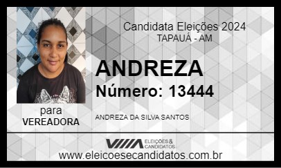 Candidato ANDREZA 2024 - TAPAUÁ - Eleições