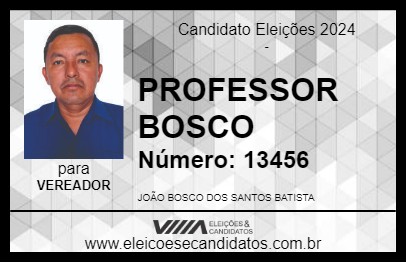 Candidato PROFESSOR BOSCO 2024 - SANTA ISABEL DO RIO NEGRO - Eleições