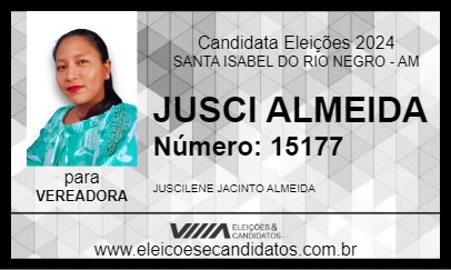 Candidato JUSCI ALMEIDA 2024 - SANTA ISABEL DO RIO NEGRO - Eleições