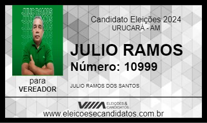 Candidato JULIO RAMOS 2024 - URUCARÁ - Eleições