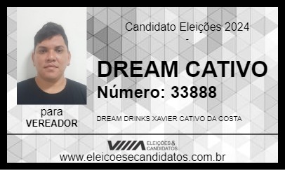 Candidato DREAM CATIVO 2024 - URUCARÁ - Eleições