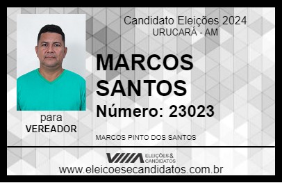 Candidato MARCOS SANTOS 2024 - URUCARÁ - Eleições