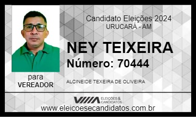 Candidato NEY TEIXEIRA 2024 - URUCARÁ - Eleições