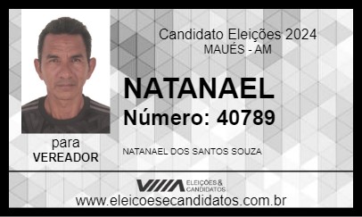 Candidato NATANAEL 2024 - MAUÉS - Eleições