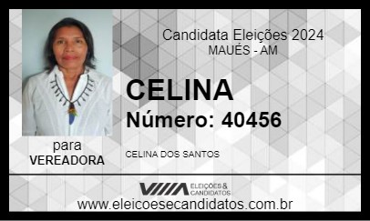 Candidato CELINA 2024 - MAUÉS - Eleições