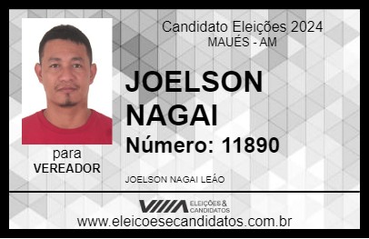 Candidato JOELSON NAGAI 2024 - MAUÉS - Eleições