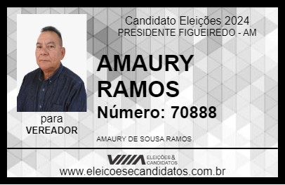 Candidato AMAURY RAMOS 2024 - PRESIDENTE FIGUEIREDO - Eleições