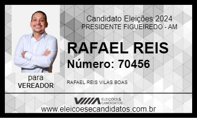 Candidato RAFAEL REIS 2024 - PRESIDENTE FIGUEIREDO - Eleições