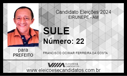 Candidato SULE 2024 - EIRUNEPÉ - Eleições