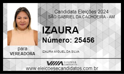 Candidato IZAURA 2024 - SÃO GABRIEL DA CACHOEIRA - Eleições