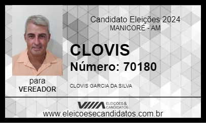 Candidato CLOVIS  2024 - MANICORÉ - Eleições