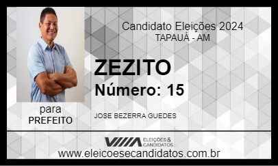 Candidato ZEZITO 2024 - TAPAUÁ - Eleições