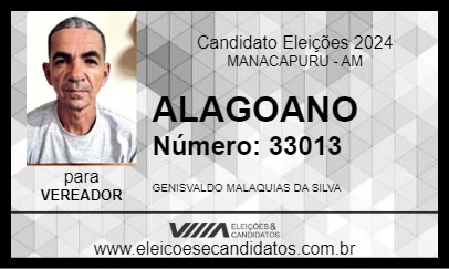 Candidato ALAGOANO 2024 - MANACAPURU - Eleições