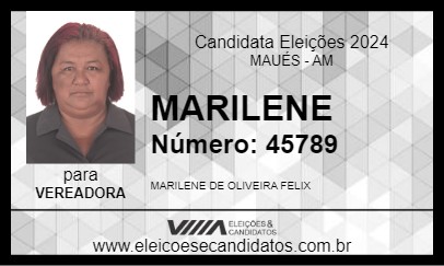 Candidato MARILENE 2024 - MAUÉS - Eleições