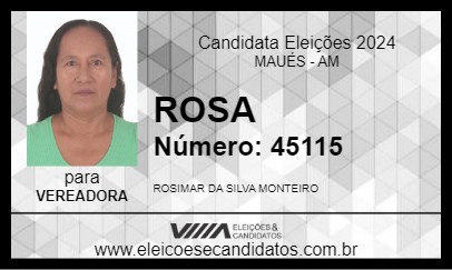 Candidato ROSA 2024 - MAUÉS - Eleições