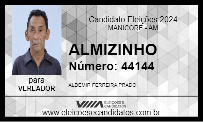 Candidato ALMIZINHO 2024 - MANICORÉ - Eleições