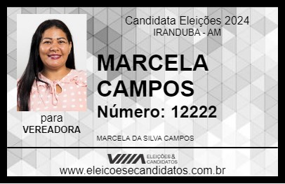 Candidato MARCELA CAMPOS 2024 - IRANDUBA - Eleições