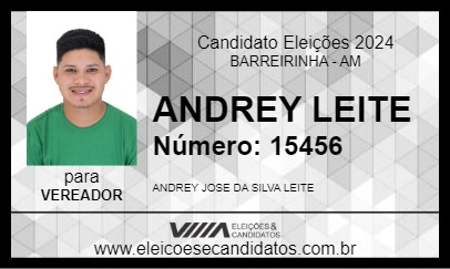 Candidato ANDREY LEITE 2024 - BARREIRINHA - Eleições