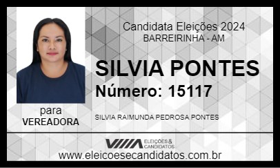 Candidato SILVIA PONTES 2024 - BARREIRINHA - Eleições