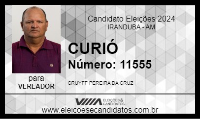 Candidato CURIÓ 2024 - IRANDUBA - Eleições