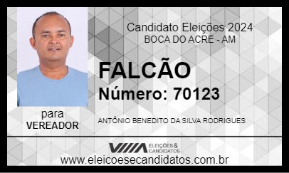 Candidato FALCÃO 2024 - BOCA DO ACRE - Eleições