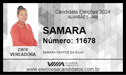 Candidato SAMARA 2024 - ALVARÃES - Eleições