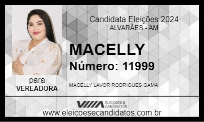 Candidato MACELLY 2024 - ALVARÃES - Eleições