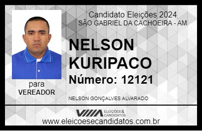 Candidato NELSON KURIPACO 2024 - SÃO GABRIEL DA CACHOEIRA - Eleições