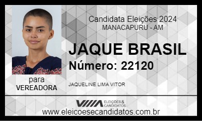 Candidato JAQUE BRASIL 2024 - MANACAPURU - Eleições