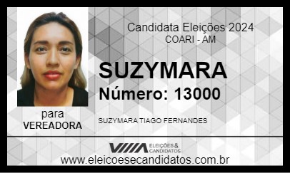 Candidato SUZY FERNANDES 2024 - COARI - Eleições