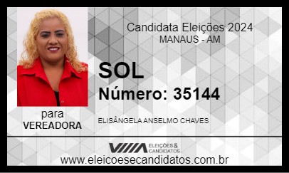 Candidato SOL 2024 - MANAUS - Eleições