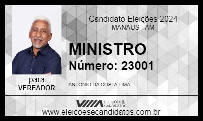 Candidato MINISTRO 2024 - MANAUS - Eleições