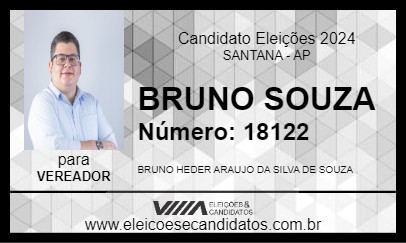 Candidato BRUNO SOUZA 2024 - SANTANA - Eleições