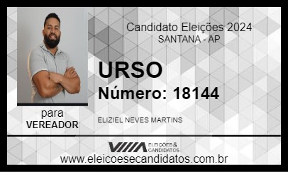 Candidato URSO 2024 - SANTANA - Eleições