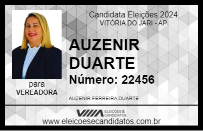 Candidato AUZENIR DUARTE 2024 - VITÓRIA DO JARI - Eleições